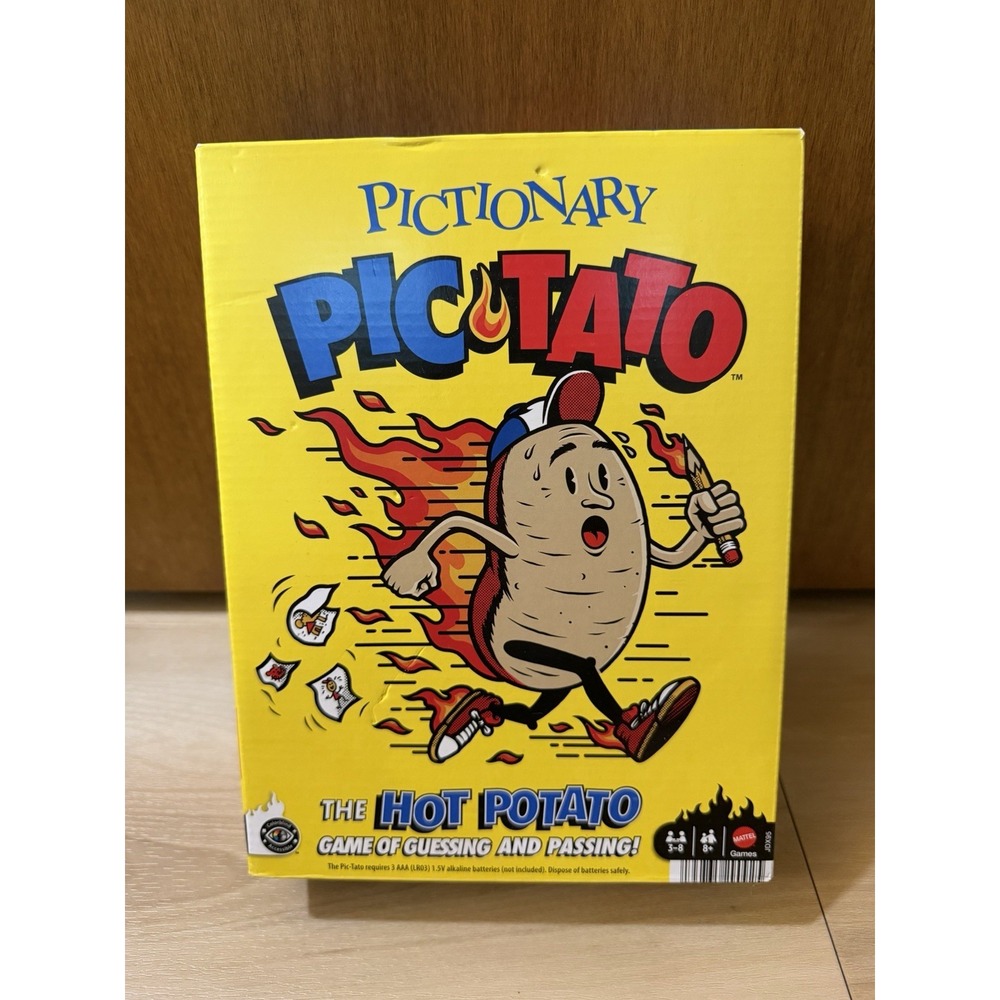 Mattel Games - Pictionary Pic-Tato Hot Potato Game [New ] Table Top Game